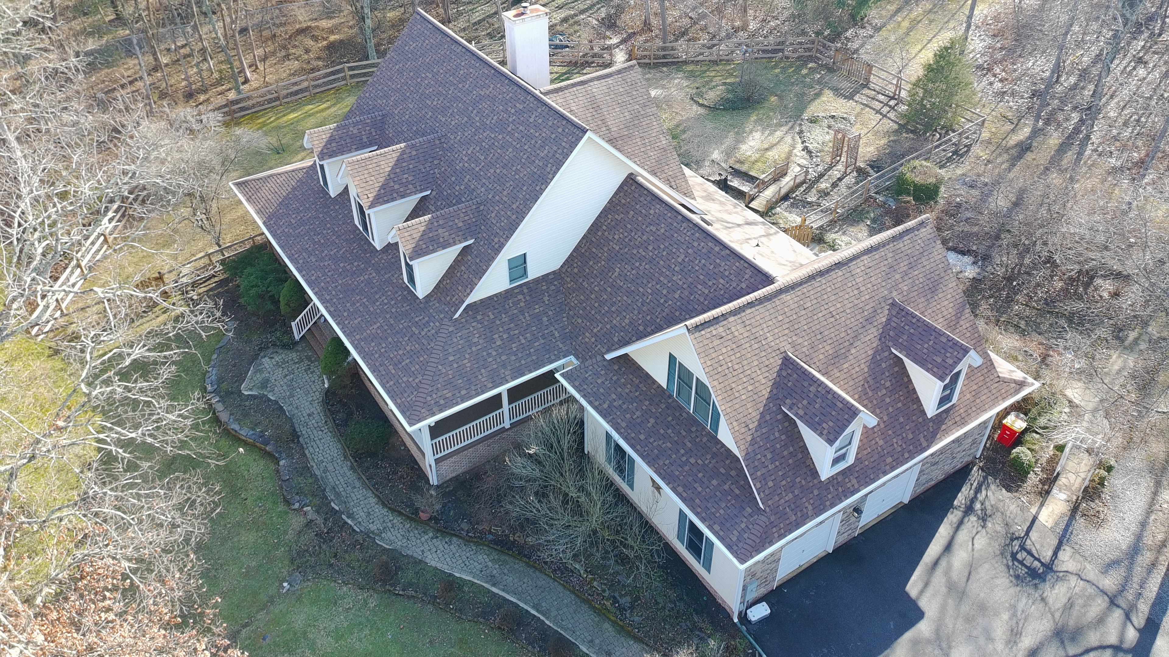 Roof after replacement
